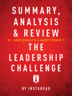 Summary, Analysis & Review of James Kouzes’s & Barry Posner’s The Leadership Challenge