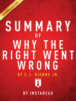 Summary of Why the Right Went Wrong: by E.J. Dionne | Includes Analysis