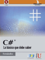 C# ®: Lo básico que debes saber