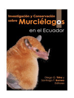 INVESTIGACIÓN Y CONSERVACIÓN SOBRE MURCIÉLAGOS EN EL ECUADOR