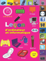 Leçon D'Ordinateur Et Informatique: Livre 1