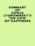 Summary of Sonja Lyubomirsky's The How of Happiness