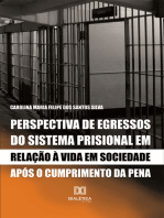 Perspectiva de egressos do sistema prisional em relação à vida em sociedade após o cumprimento da pena