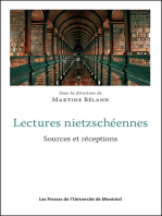 Lectures nietzschéennes: Sources et réceptions