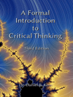 A Formal Introduction to Critical Thinking 3e