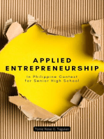 Applied Entrepreneurship: In Philippine Context for Senior High School