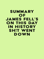 Summary of James Fell's On This Day in History Sh!t Went Down