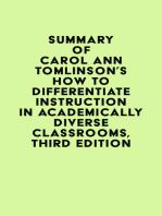 Summary of Carol Ann Tomlinson's How to Differentiate Instruction in Academically Diverse Classrooms, Third Edition