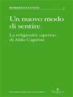 Un nuovo modo di sentire: La religiosità «aperta» di Aldo Capitini