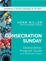 Consecration Sunday Stewardship Program Guide with Download Library