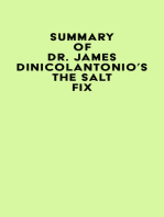 Summary of Dr. James DiNicolantonio's The Salt Fix