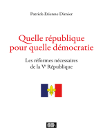 Quelle république pour quelle démocratie: Les réformes nécessaires de la Ve République