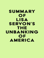 Summary of Lisa Servon's The Unbanking of America