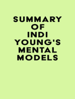 Summary of Indi Young's Mental Models