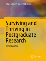 Surviving and Thriving in Postgraduate Research