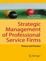 Strategic Management of Professional Service Firms: Theory and Practice