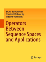 Operators Between Sequence Spaces and Applications