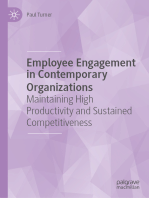 Employee Engagement in Contemporary Organizations: Maintaining High Productivity and Sustained Competitiveness