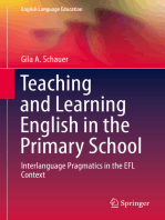 Teaching and Learning English in the Primary School: Interlanguage Pragmatics in the EFL Context