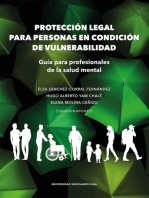 Protección legal para personas en condición de vulnerabilidad: Guía para profesionales de la salud mental