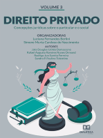 Direito Privado: concepções jurídicas sobre o particular e o social: - Volume 3