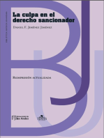 La Culpa en el Derecho Sancionador