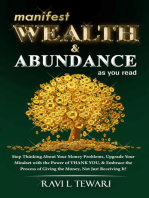 Manifest Wealth & Abundance As You Read: Self-Help Master Series, #3