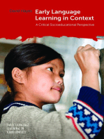 Early Language Learning in Context: A Critical Socioeducational Perspective