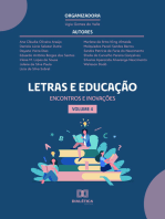 Letras e educação: encontros e inovações: - Volume 4