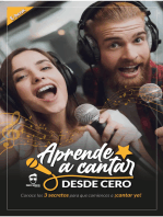 Aprende a cantar desde cero: Conoce los 3 secretos para que comiences a ¡¡cantar ya!!