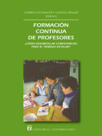 Formación continua de profesores: ¿Cómo desarrollar competencias para el trabajo escolar?