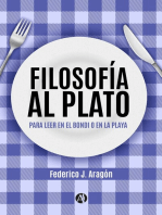 Filosofía al plato: Para leer en el Bondi o en la playa