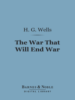 The War That Will End War (Barnes & Noble Digital Library)