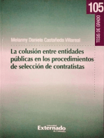 La colusión entre entidades públicas en los procedimientos de selección de contratistas