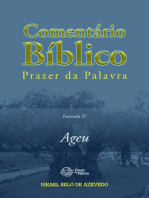 Comentário Bíblico de Prazer da Palavra, fascículo 37 — Ageu: Ageu