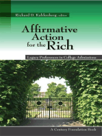 Affirmative Action for the Rich: Legacy Preferences in College Admissions