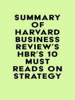 Summary of Harvard Business Review's HBR's 10 Must Reads on Strategy