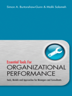 Essential Tools for Organisational Performance: Tools, Models and Approaches for Managers and Consultants