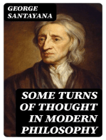 Some Turns of Thought in Modern Philosophy: Five Essays