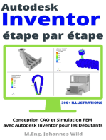 Autodesk Inventor | étape par étape: Conception CAO et Simulation FEM avec Autodesk Inventor pour les Débutants 