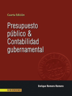 Presupuesto público y contabilidad gubernamental - 4ta edición