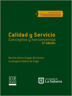 Calidad y servicio: Conceptos y herramientas - 3ra edición