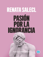 Pasión por la ignorancia