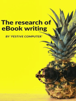 THE RESEARCH OF EBOOK WRITING: eBooks, #1