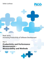 Book Series: Increasing Productivity of Software Development, Part 1: Productivity and Performance Measurement - Measurability and Methods