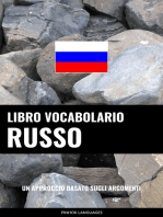 Libro Vocabolario Russo: Un Approccio Basato sugli Argomenti