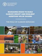 Managing Risks to Build Climate-Smart and Resilient Agrifood Value Chains: The Role of Climate Services