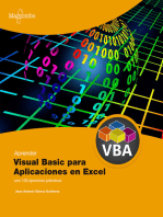 Aprender Visual Basic para Aplicaciones en Excel con 100 ejercicios prácticos