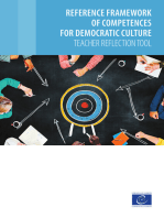 Reference framework of competences for democratic culture - Teacher reflection tool