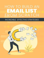 How To Build An Email List From Scratch